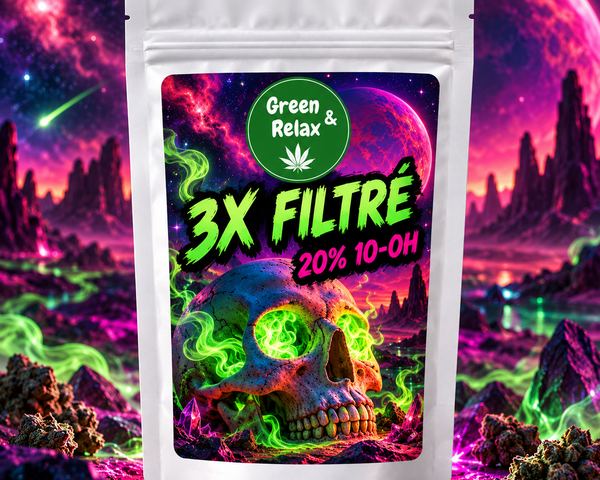 Résine 3X Filtrés – 20 % 10-OH-HHC