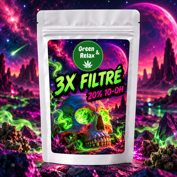 Résine 3X Filtrés – 20 % 10-OH-HHC