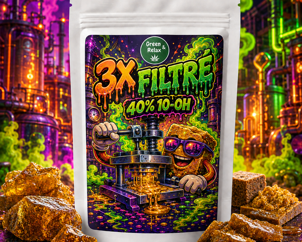 Résine 3X Filtrée 40 % 10-OH-HHC