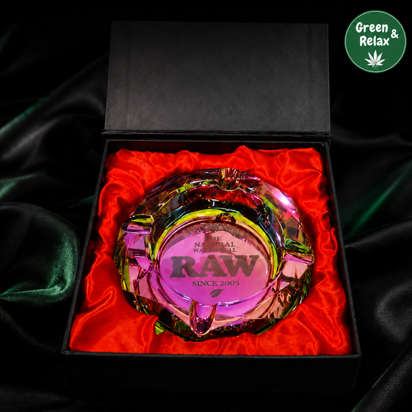 Cendrier RAW Prism – Avec coffret