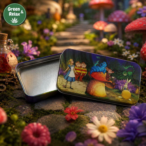 Boîte de Rangement Alice au Pays des champignons – Cartoon Wonderland