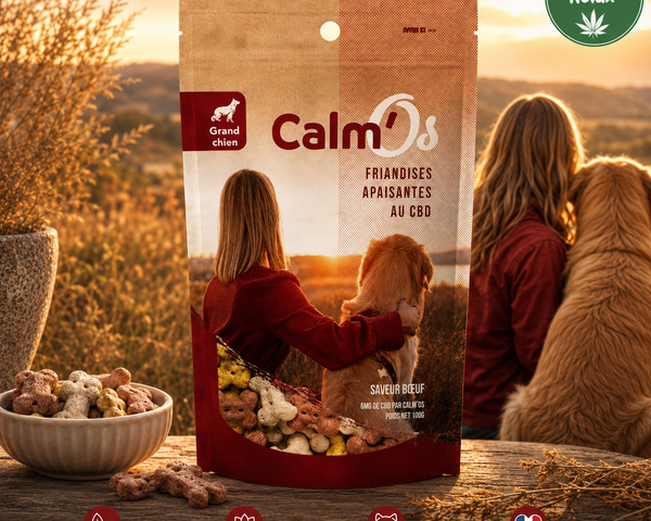 Calm'os Friandises au chanvre pour grand chien