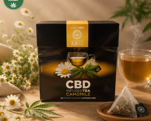 Thés CBD Infused Tea – Rooibos & Camomille – 7,5 mg