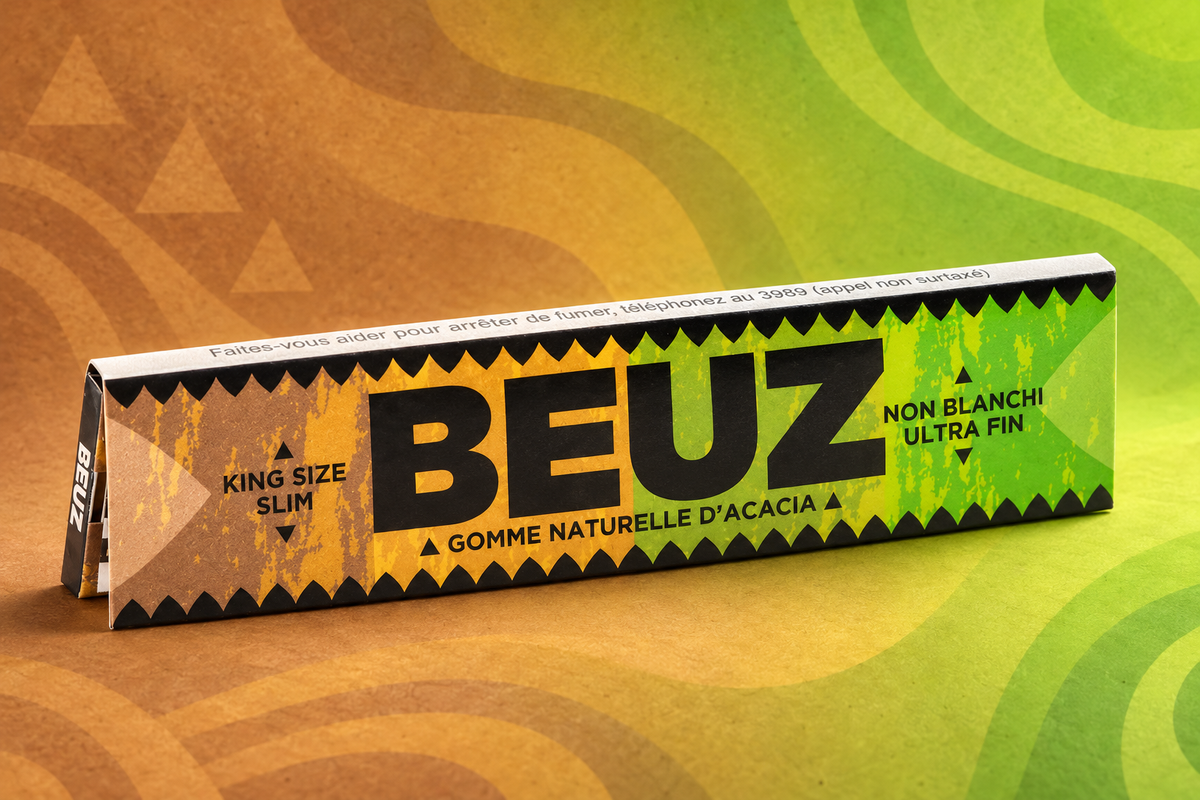 Feuilles BEUZ 1 1/4 Non blanchies