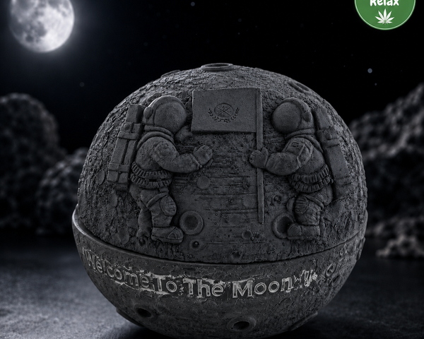 Cendrier Lune Astronautes – Welcome to the Moon