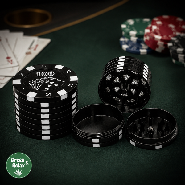 Grinder Jeton de Poker 100 – Métal 3 Parties