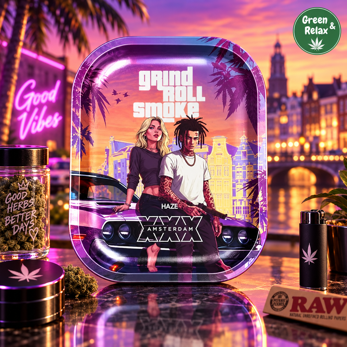 Petite Plateau Fumeur GTA Haze Amsterdam XXX