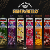 Hemparillo Blunts Royal Blunts wraps au chanvre sans tabac en plusieurs saveurs