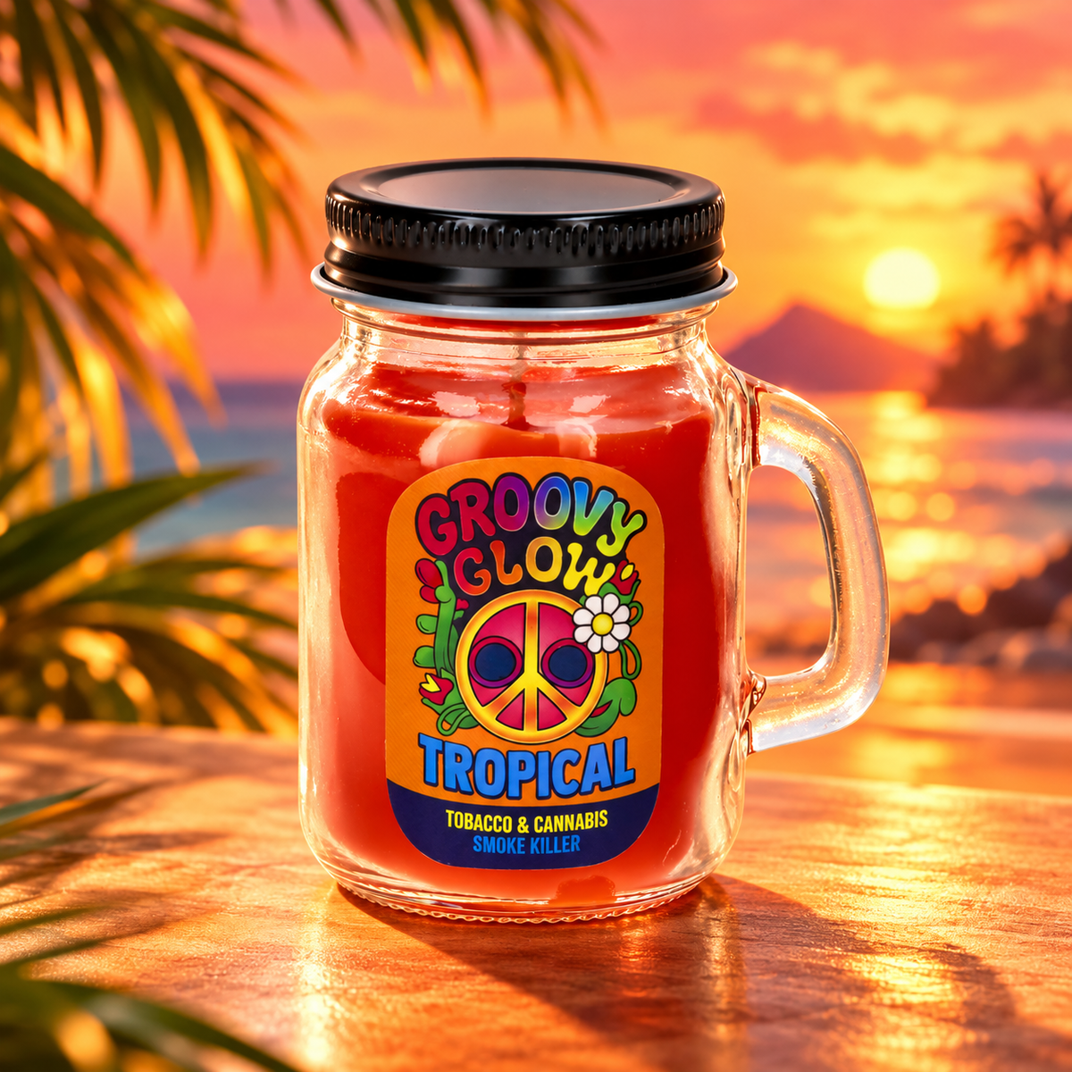 Bougie Groovy Glow Tobacco & Cannabis 105g