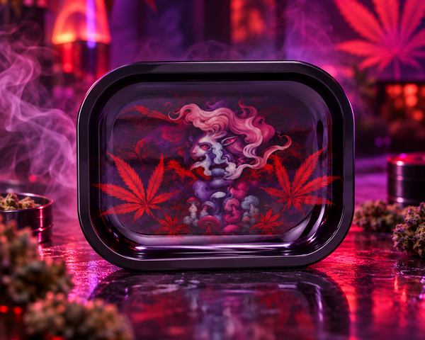 Petit Plateau Fumeur - Jass Smoking Girl