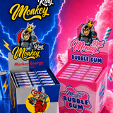 Boîtes King Monkey KS Slim avec tips aromatisés saveur Energy et Bubble Gum