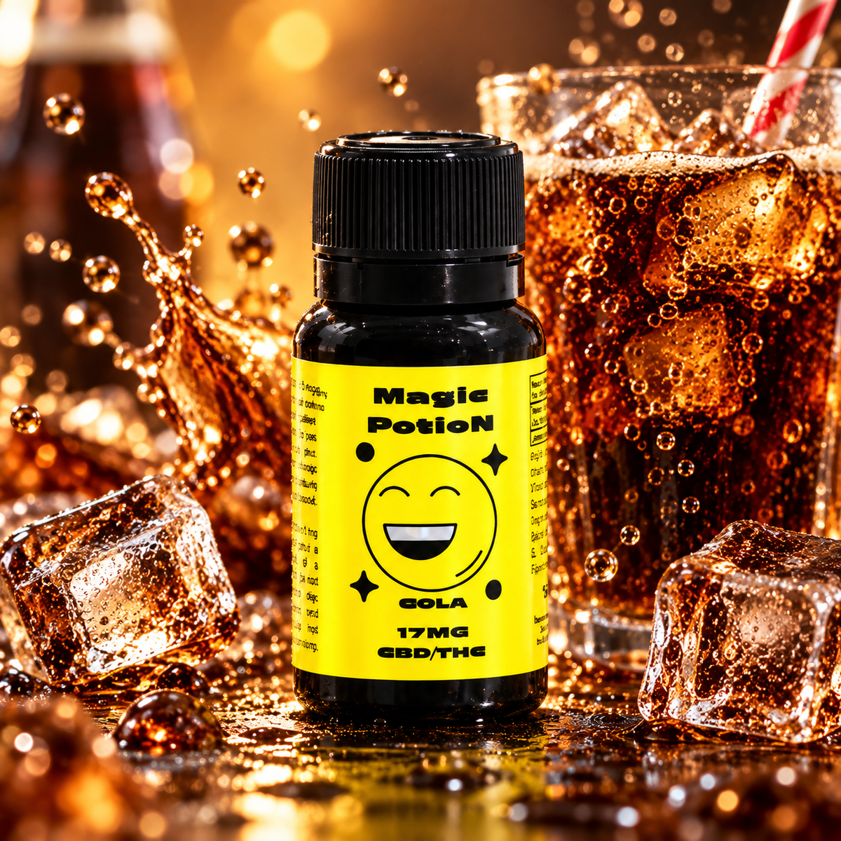 Mini Sirop Magic Potion Cola 17 Mg CBD/THC 10 ML