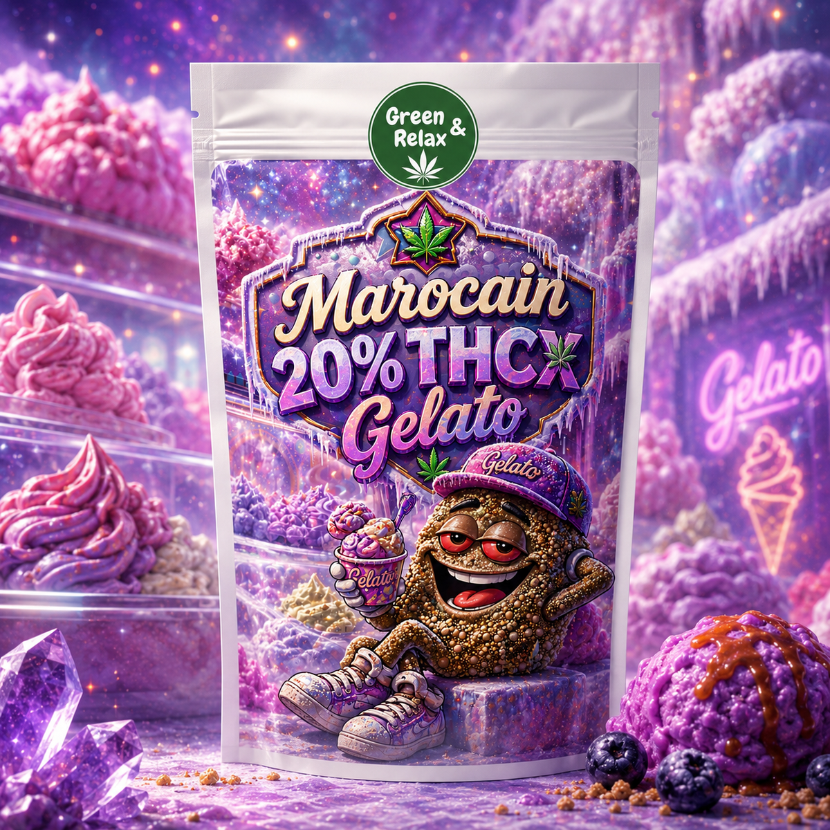 RésineCBD Récréative Marocain Gelato THCX