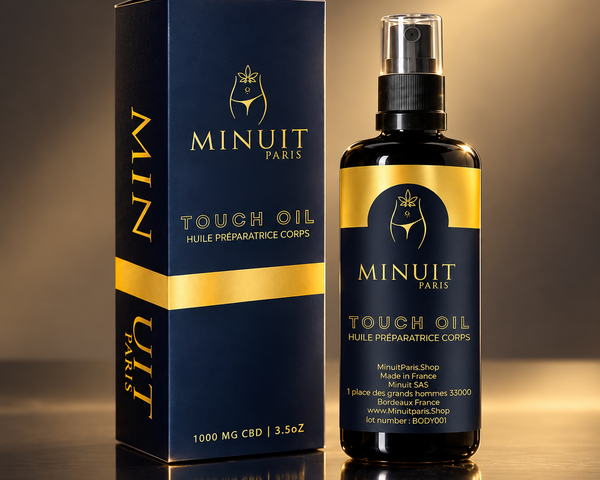 Huile de Massage Minuit Paris 1000 Mg