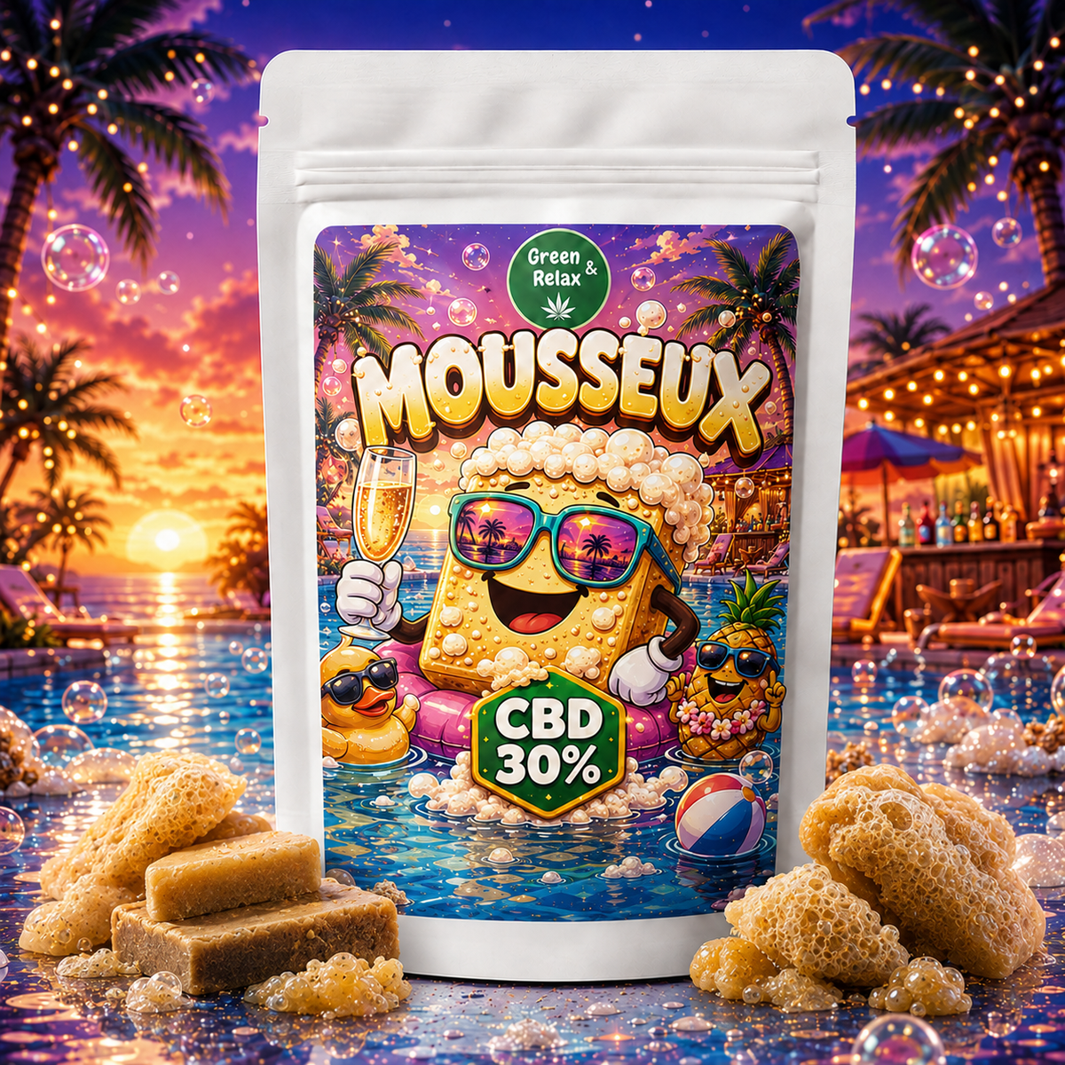 Résine Mousseux 30 % CBD