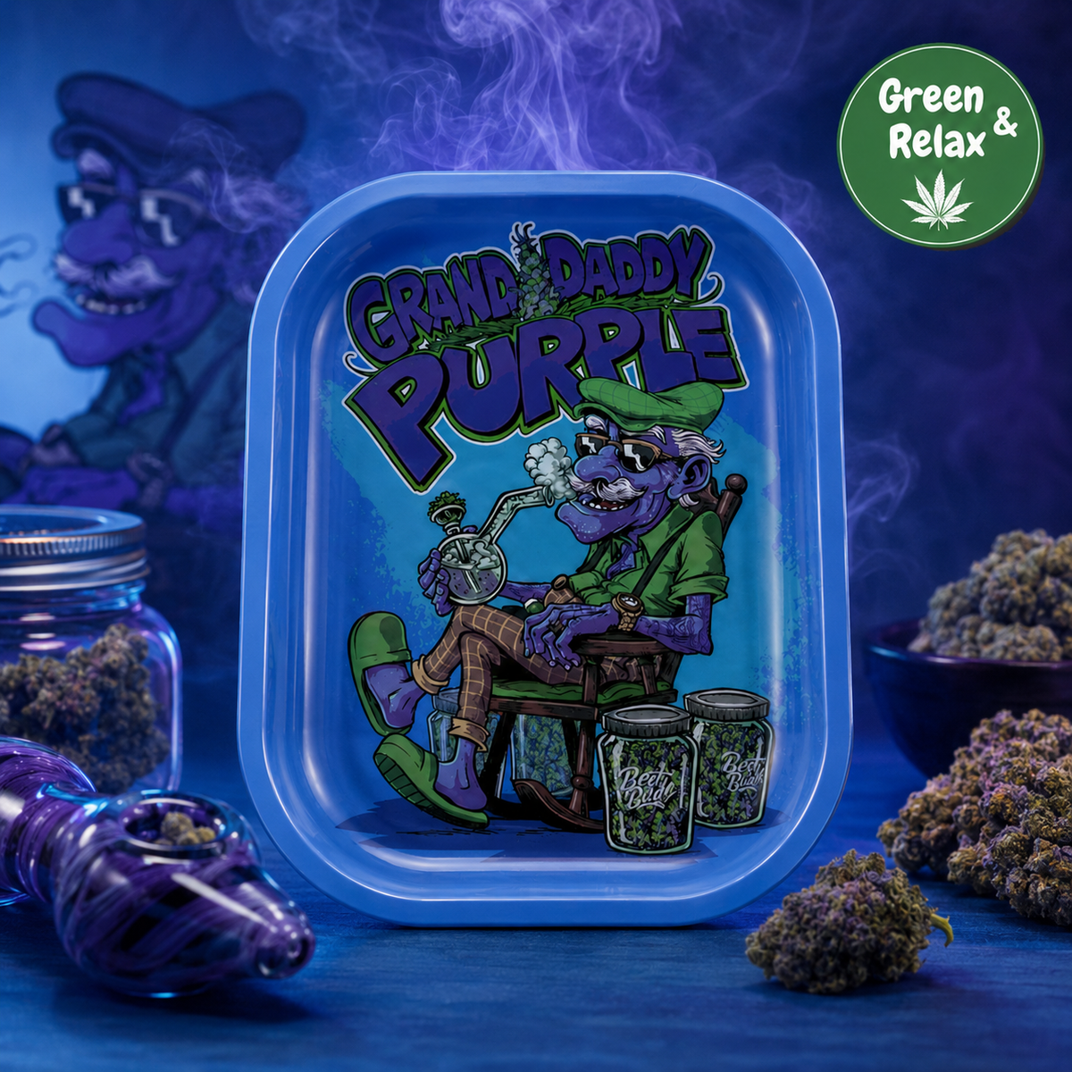Petit Plateau Fumeur – Grand Daddy Purple