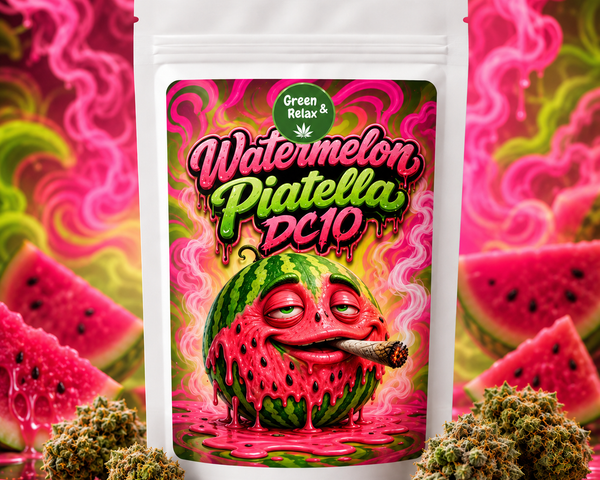 Résine CBD Watermelon Piatella DC10 aux arômes de pastèque