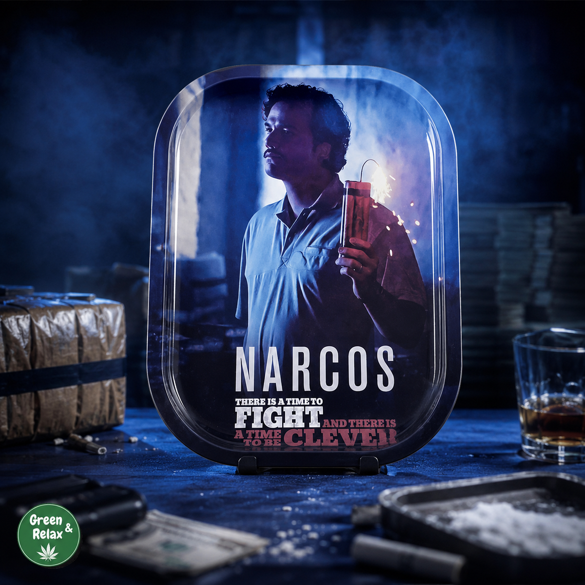 Petit Plateau Fumeur – Narcos Style