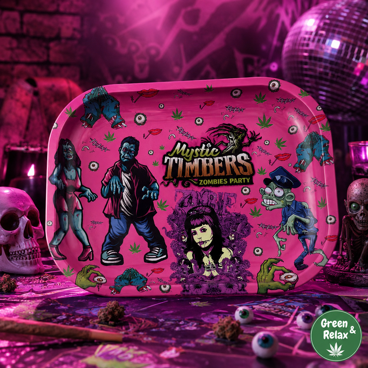 Petit Plateau Fumeur – Mystic Timbers Zombies Party