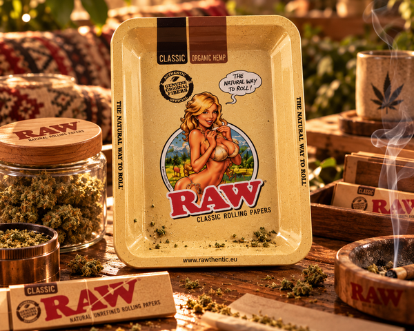 Plateau Fumeur RAW Tray Girl