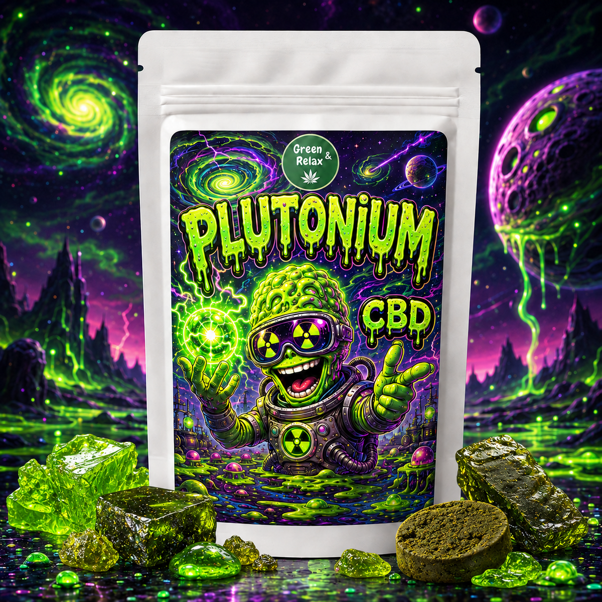 Résine plutonium 23 % CBD