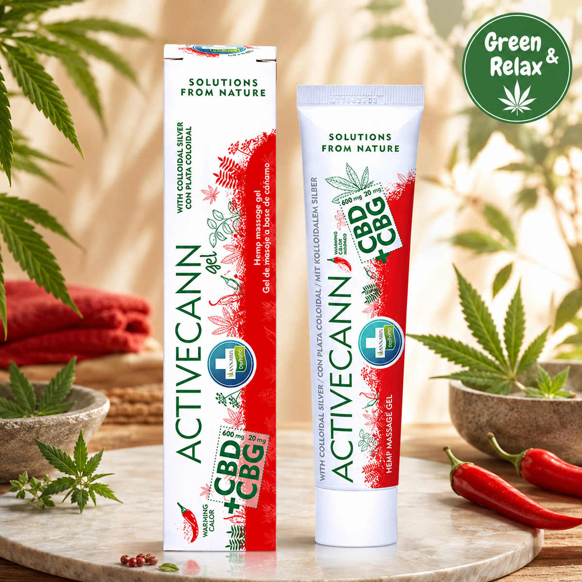 ACTIVECANN Warming Gel chauffant CBD + CBG