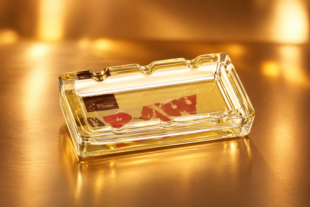 Cendrier en Verre Raw Glass Pack