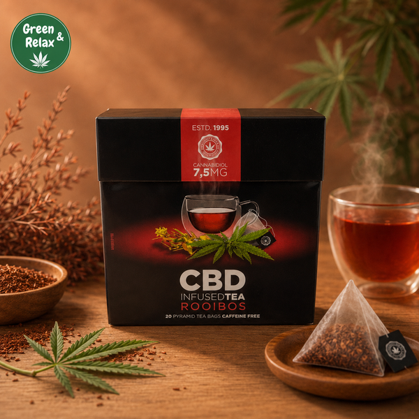 Thés CBD Infused Tea – Rooibos & Camomille – 7,5 mg