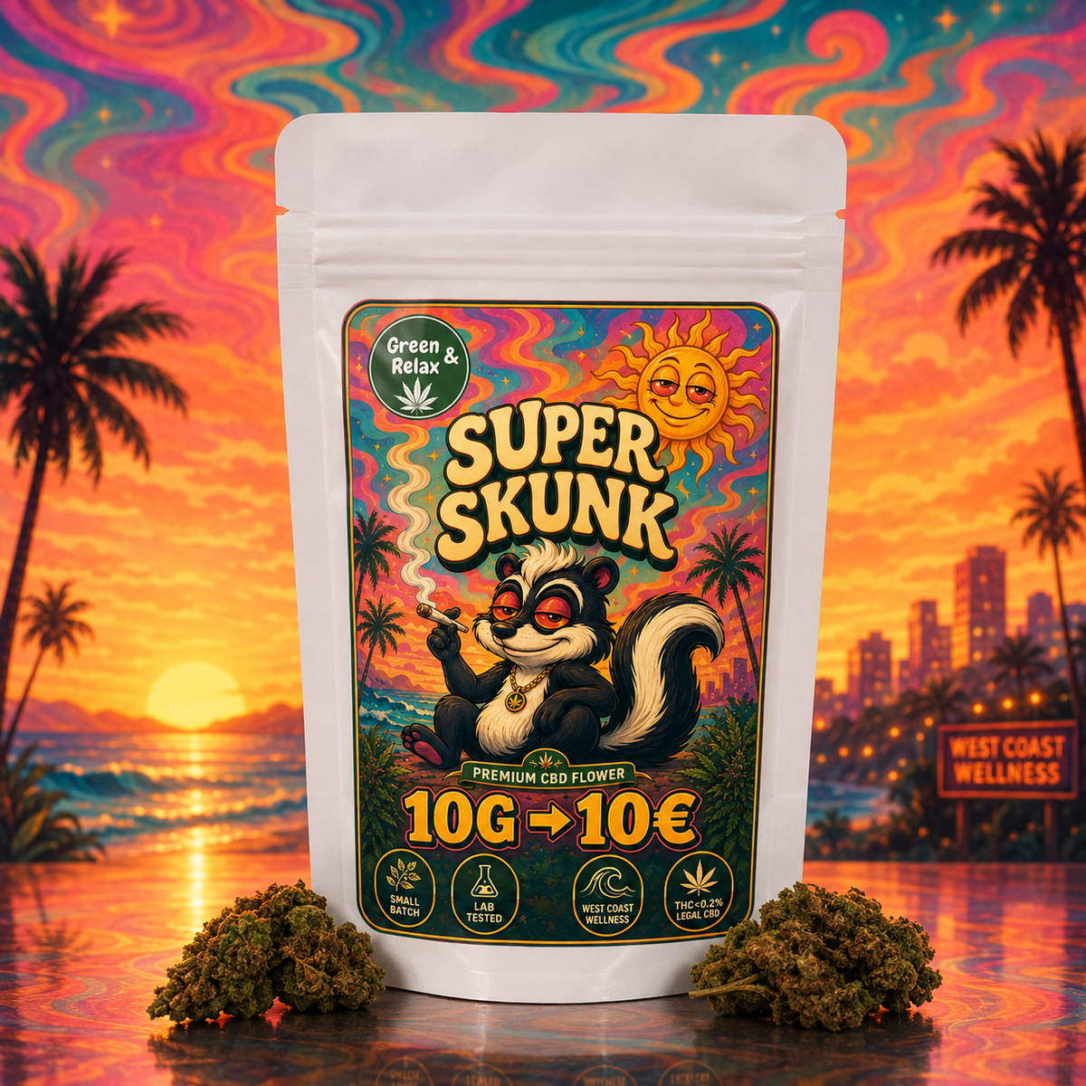 Fleurs CBD - SUPER SKUNK