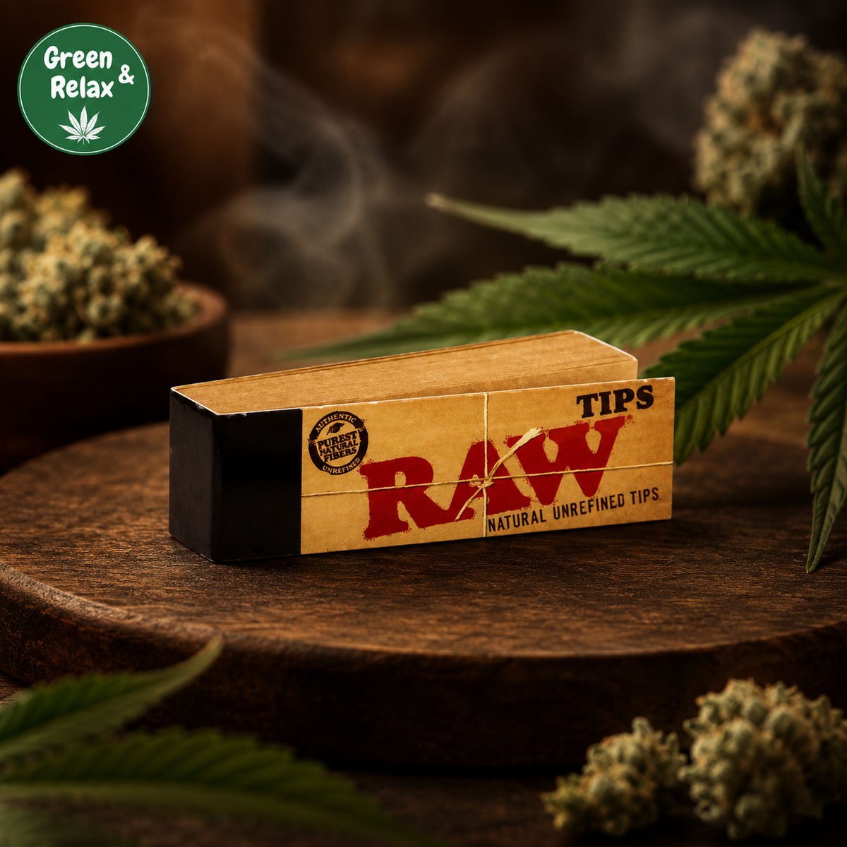 Filtres RAW Tips – Carton Naturel Pré‑Découpé