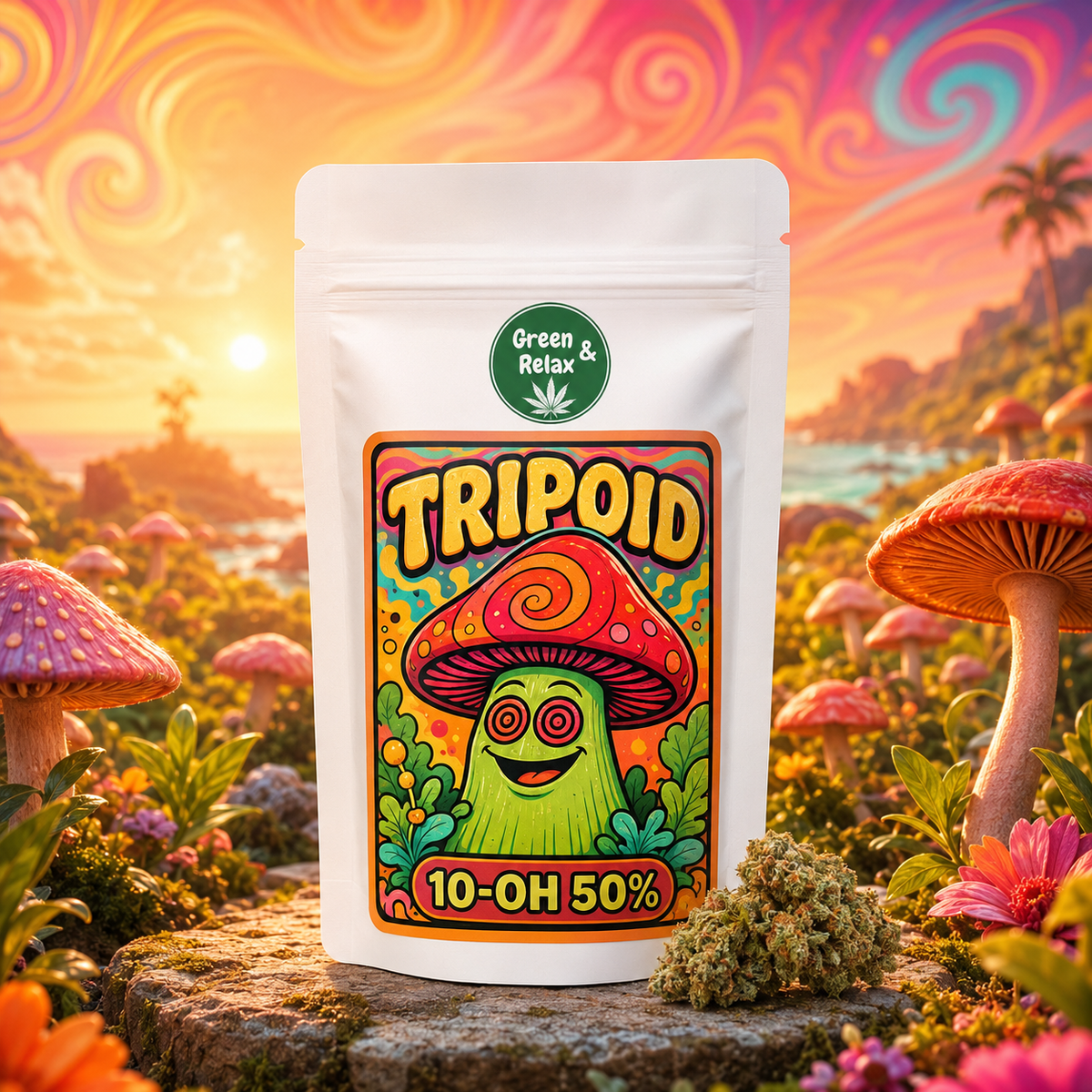 Fleurs CBD Récréative - TRIPOID - 50% 10-OH