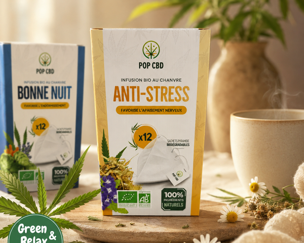 Infusions Bio au Chanvre Pop CBD