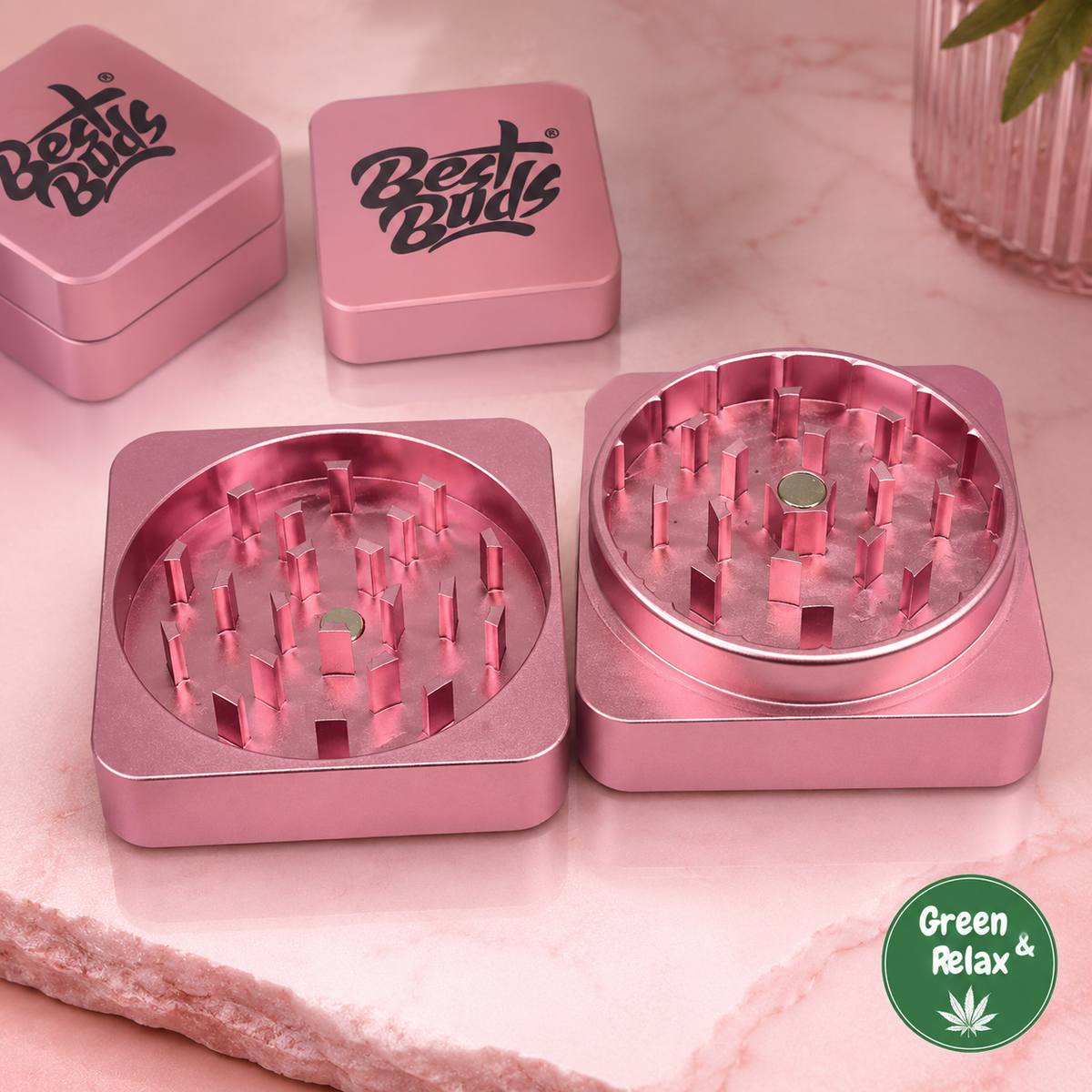 Grinder Best Buds – Métal 2 Parties