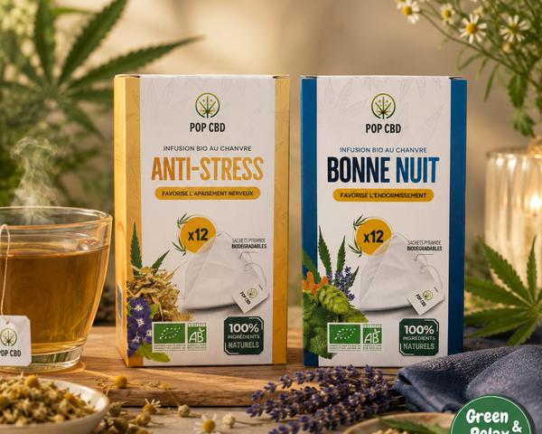Infusions Bio au Chanvre Pop CBD