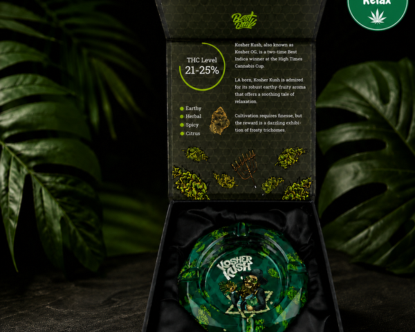 Cendrier Kosher Kush – Avec coffret