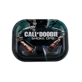 Plateau fumeur design Call of Doobie Smoke Ops en format rectangulaire pour accessoires CBD à Metz