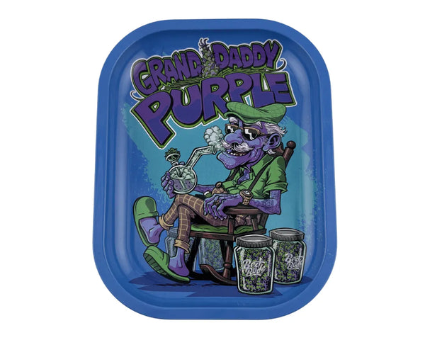Plateau fumeur design Grand Daddy Purple en format compact pour accessoires CBD à Metz