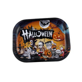 Plateau fumeur design Halloween Party en format rectangulaire pour accessoires CBD à Metz