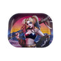 Plateau fumeur design Harley Quinn en format rectangulaire pour accessoires CBD à Metz