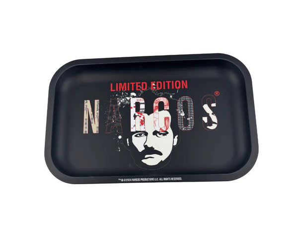 Plateau fumeur Narcos édition limitée en format rectangulaire pour accessoires CBD à Metz