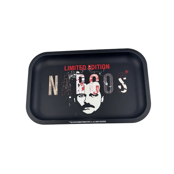 Plateau fumeur Narcos édition limitée en format rectangulaire pour accessoires CBD à Metz