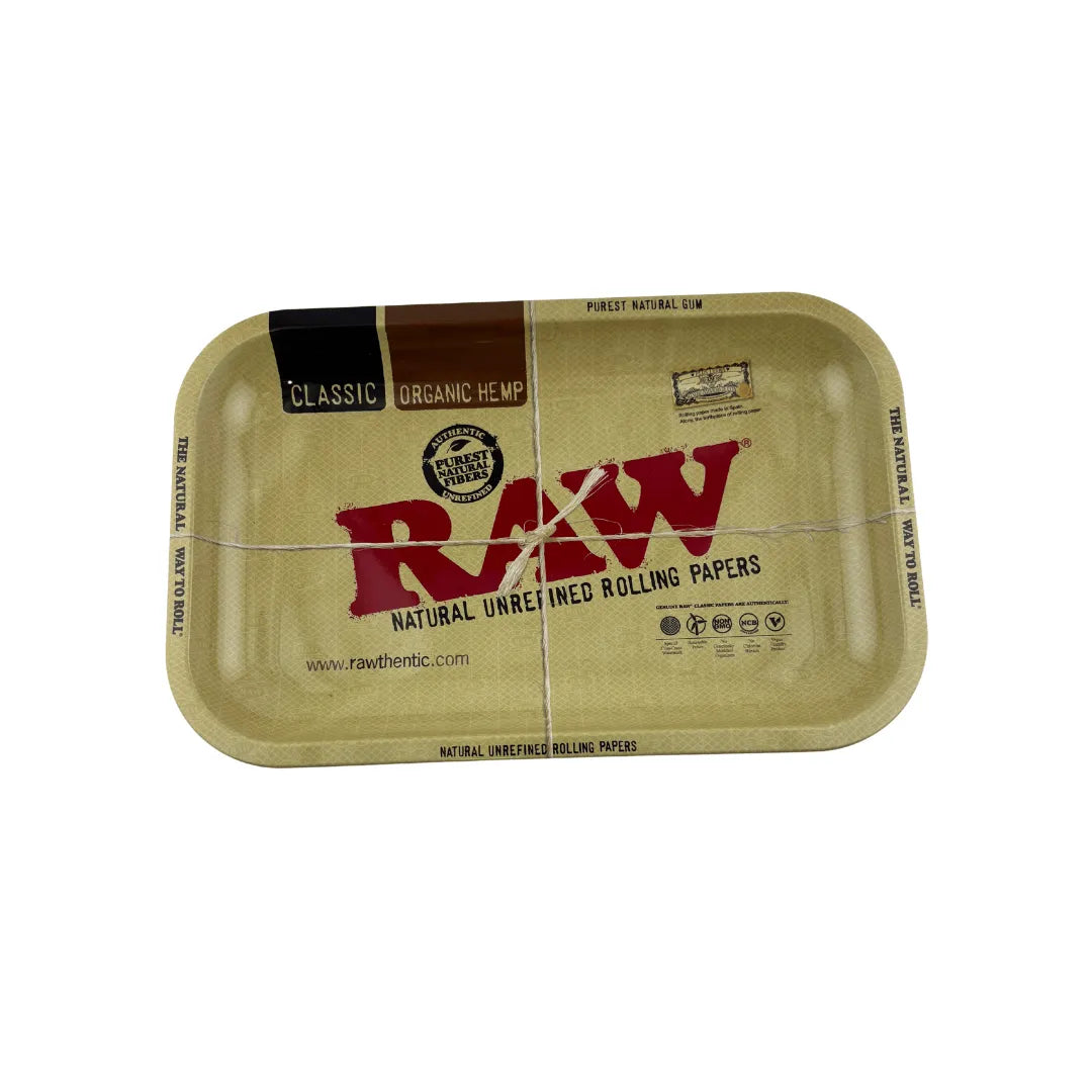 Plateau fumeur RAW vert émeraude édition anniversaire 20 ans en format rectangulaire pour accessoires CBD à Metz