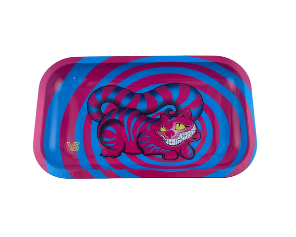 Plateau fumeur V‑Syndicate motif chat psychédélique pour accessoires CBD à Metz
