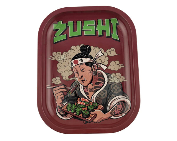Plateau fumeur design Zushi en format compact pour accessoires CBD à Metz