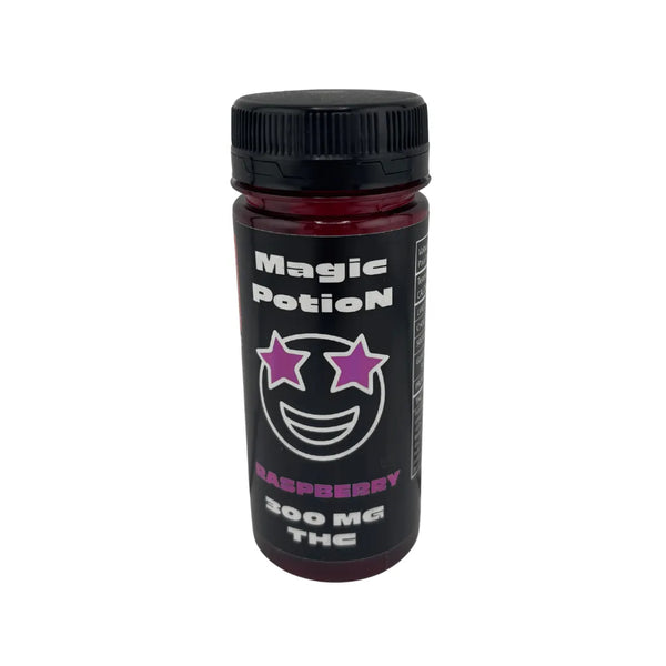 Boisson CBD Magic Potion saveur framboise pour un moment détente à Metz
