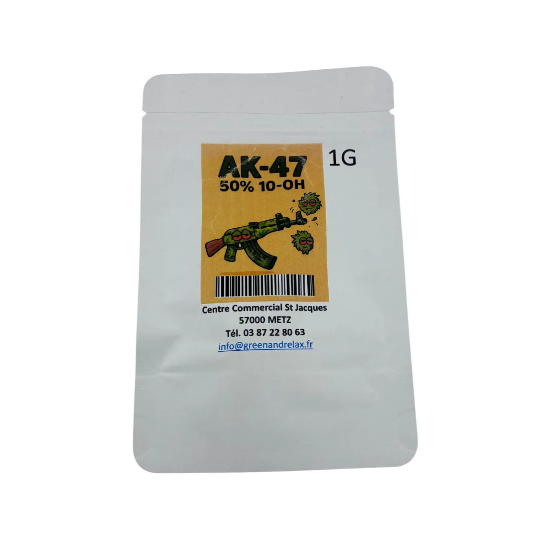 Fleurs CBD Récréative - AK‑47 - 50% 10‑OH - Boutique CBD Metz