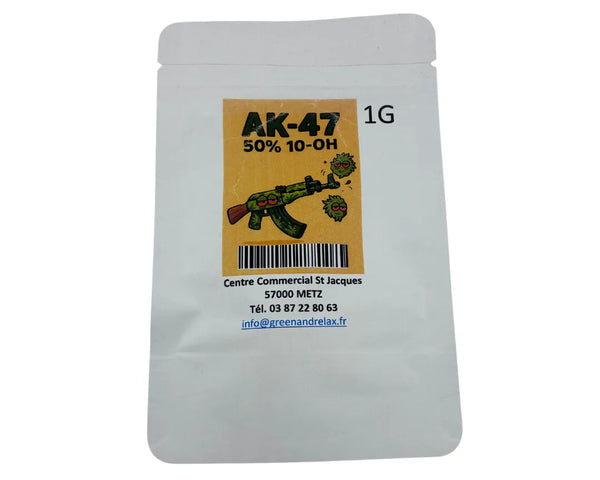 Fleurs CBD Récréative - AK‑47 - 50% 10‑OH - Boutique CBD Metz