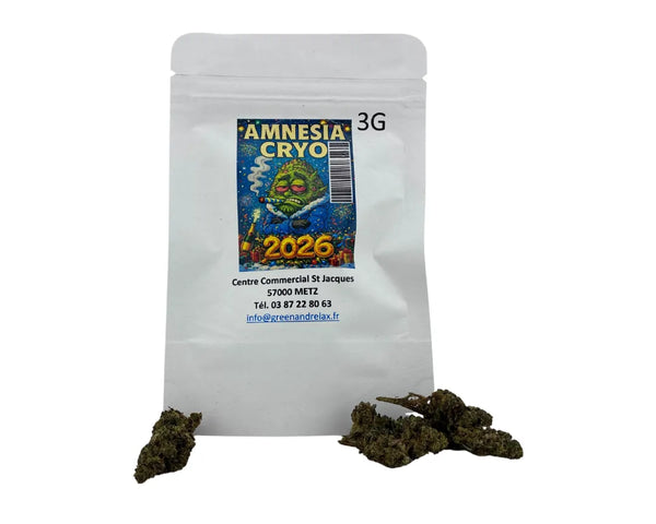 Fleurs CBD Récréative - AMNESIA CRYO - HCT - Boutique CBD Metz