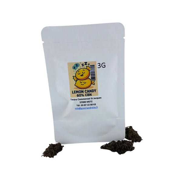 Fleurs CBN - LEMON CANDY - CBN 60% - Boutique CBD Metz
