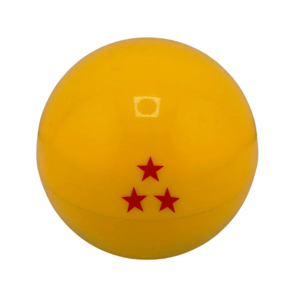 Grinder en forme de boule style Dragon Ball orange avec trois étoiles rouges, modèle rond aimanté, idéal pour accessoires CBD à Metz